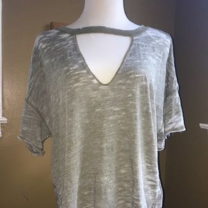Free People Jordan Cut Out T-shirt